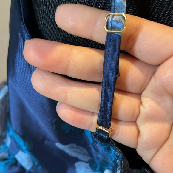 BAROQUE ROSE DAMASK FLORAL CORSET MAXI DRESS WITH RUFFLE STRAPS & SKIRT - Picture 12 of 17